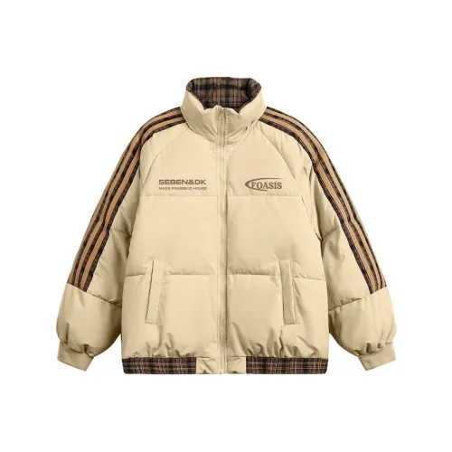 FOASIS Хлопковый пуховик унисекс абрикосового цвета