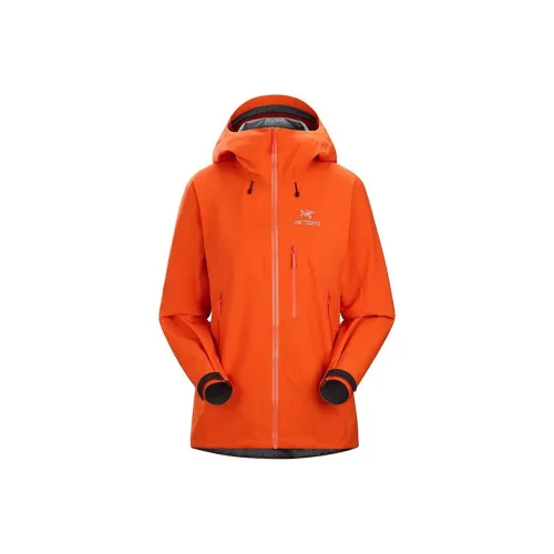 Arcteryx BETA SV Ветрозащитный Дышащий Устойчивый к Износу Ветровка Женский Оранжевый