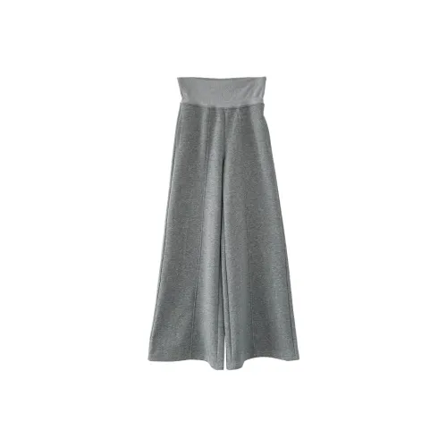 Fuccykee Серые Женские Повседневные Брюки