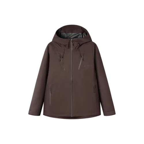 OUTDOOR PRODUCTS Водонепроницаемый Ветрозащитный And Устойчивый к истиранию Ветровка Женская Сырой шоколадный
