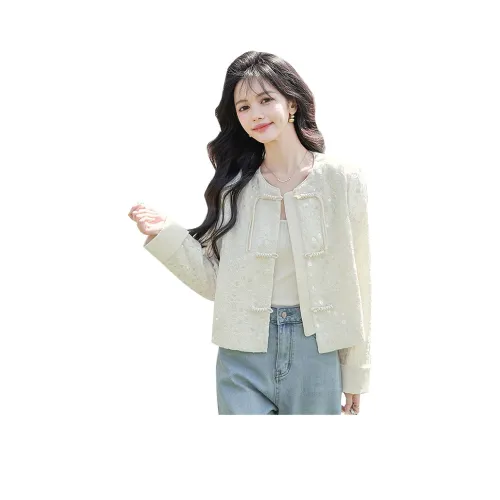 Cypress House Cropped Coat Women's Apricot Cypress House Укороченное пальто женское абрикосовое