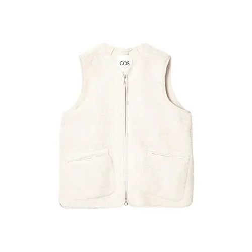 COS Слоновая кость Женские жилеты