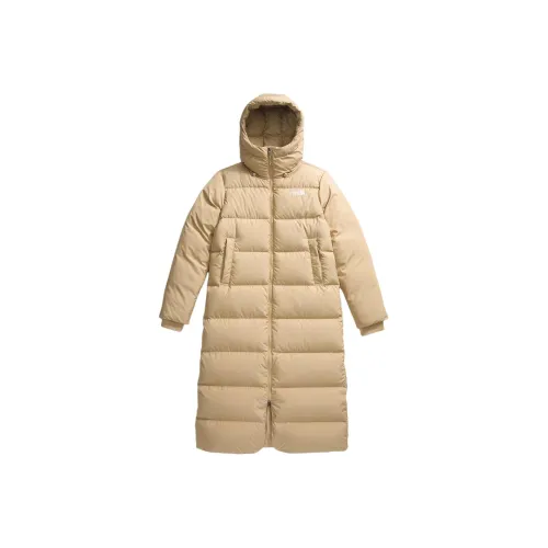 The North Face Пуховики и зимние пальто Женские Хаки Камень