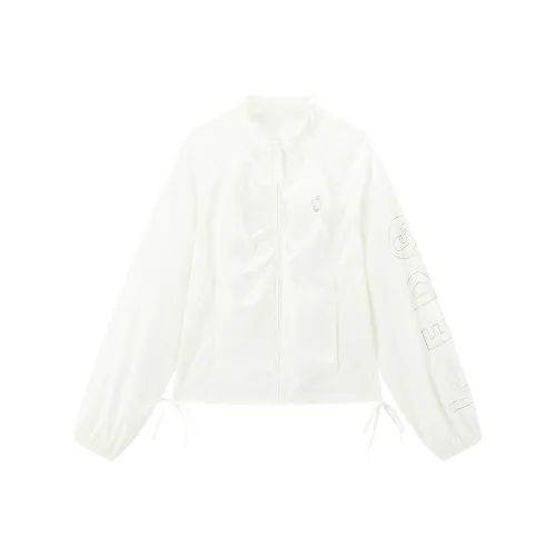 LEDIN Cropped Coat Women's White