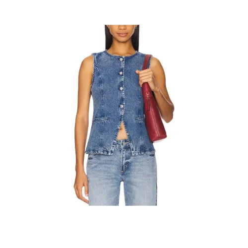 STEVE MADDEN Жилет Женский Светло-Синий