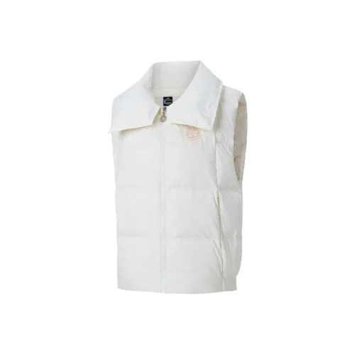 361° x Little Liu Duck Совместный модель Жилет Женские Кремовый Белый