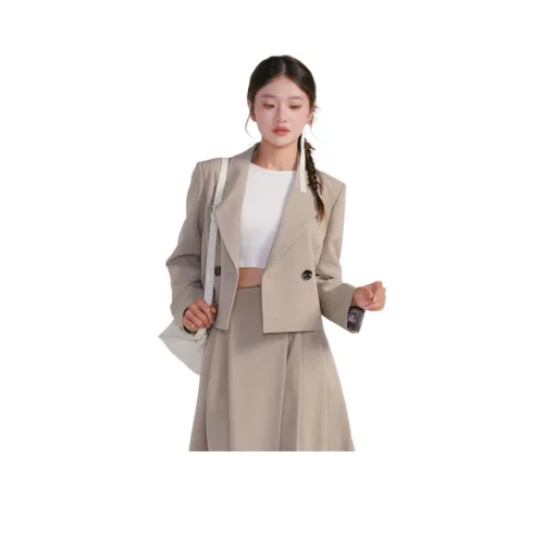 CO SHENG Бизнес-костюм женский цвет хаки