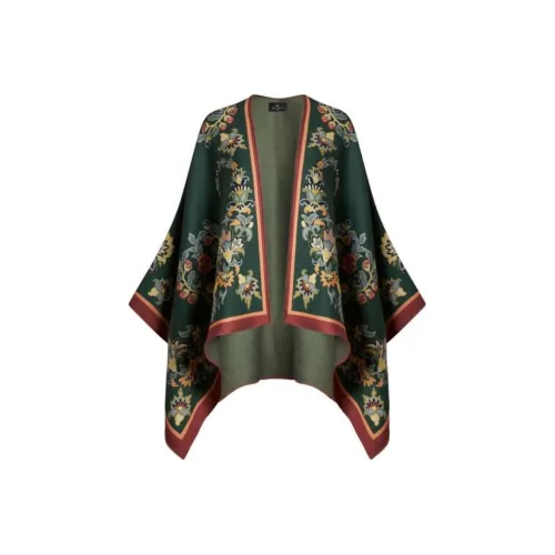 ETRO Зеленые Женские Плащи