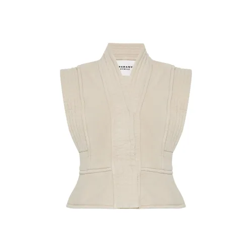 ISABEL MARANT ETOILE FW24 Жилет Женские Бежевый