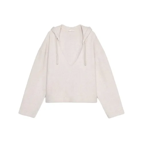 ZARA Бежевые Женские Свитшоты