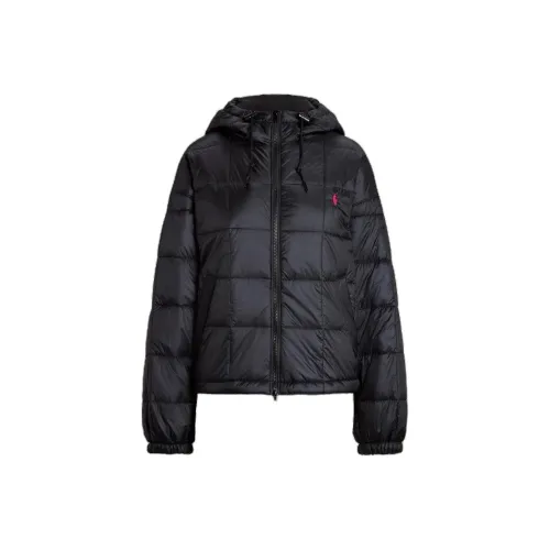 Polo Ralph Lauren Хлопковый пуховик женский черный