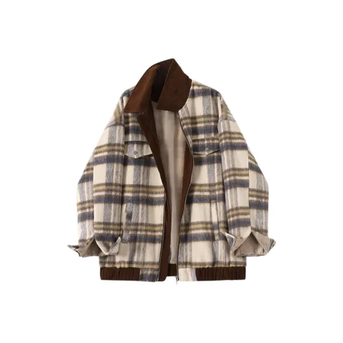 GOSNACE Вельвет Feel Пальто Женское Классическое Кофейное