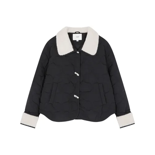 Mo Han Yi Mei Хлопковый пуховик женский черный белый