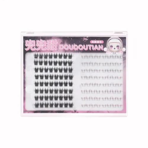 DOUDOUTIAN Клеящиеся ресницы для женщин