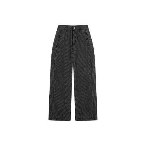 Ouyang Повседневные брюки Женские Черный