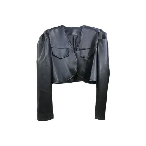 TURN UP Женские кожаные куртки