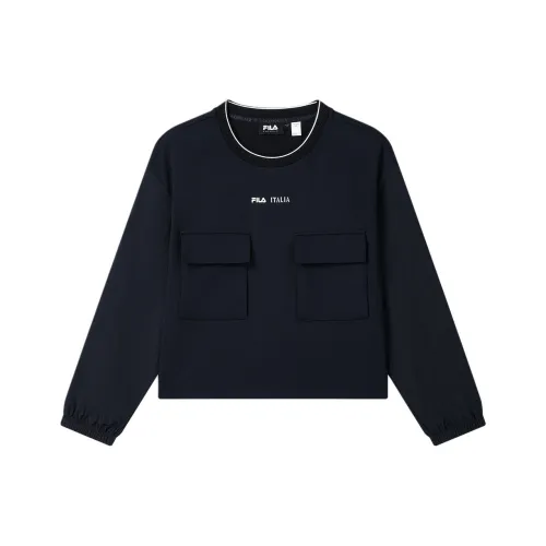 FILA Emerald Свитшот Женский Полярный Ночной Синий NV