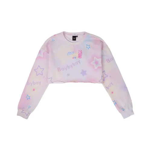 BOY BY BOY x POP MART Коллаборация Edition Толстовка Женская Розовая