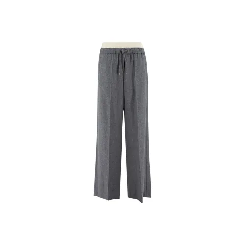 Brunello Cucinelli Серые Женские Повседневные Брюки