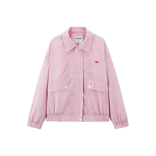 LEDIN Cropped Coat Women's Samba Red LEDIN Укороченное пальто женское Samba красный