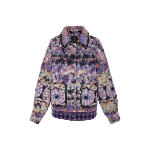 LIANCAN Фиолетовое Женское Пальто