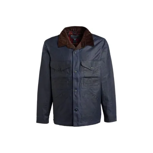 MANIFATTURA CECCARELLI FW25 Work Куртка Куртки Пальто Мужской Морской синий