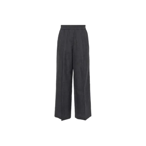 BRUNELLO CUCINELLI SS24 Повседневные брюки Женские Угольный серый