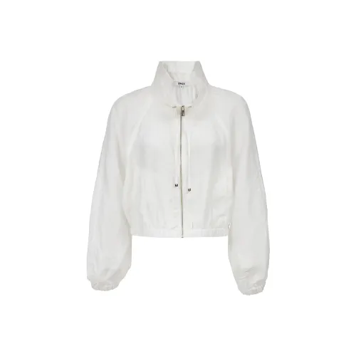 ONLY Укороченная Куртка Женская A01 Lactose Белый