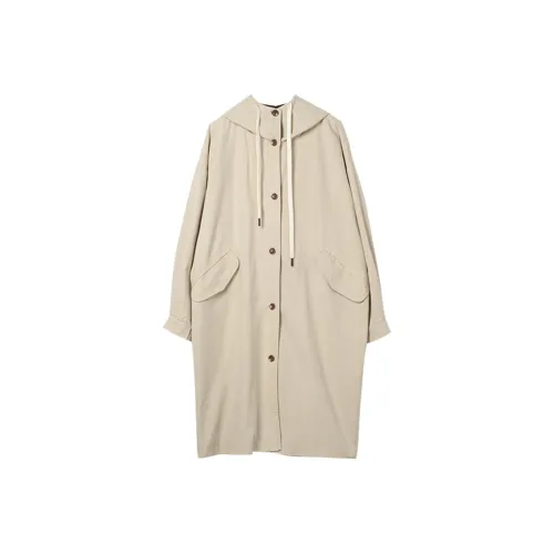 ZIMO Бежевый Женский Тренч