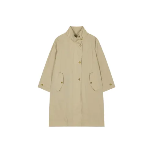 LOW CLASSIC SS25 Тренчкот Женский Бежевый