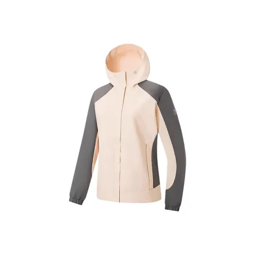 XTEP Variety Тренировки Коллекция Тренчкот Женские EXTRAORDINARY Розовый Тонкий Серый