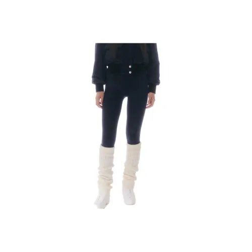 CHANEL Повседневные брюки Женские Темно-синий