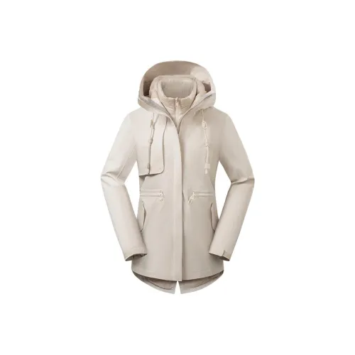 TOREAD Водонепроницаемый и Ветрозащитный Ветровка Женские Полярный Белый