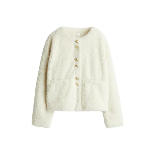 H&M Крем Женские Бархатные Куртки