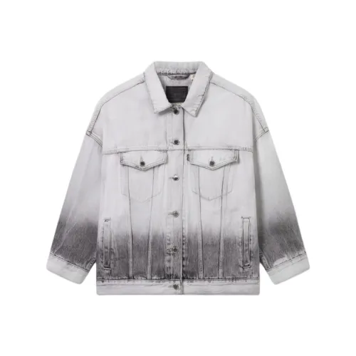 Levi's Denim Jacket Women's Gray Леви's Деним Куртка Женская Серый