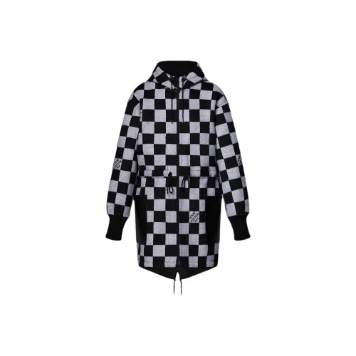 LOUIS VUITTON PARKA Пальто Женское Черный Белый