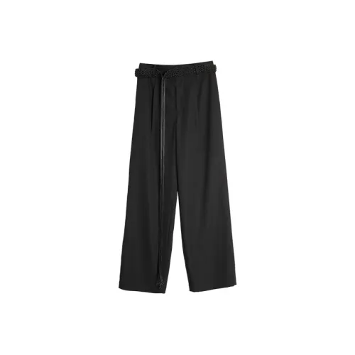 Elle XU ZHI Collaboration Черные Женские Повседневные Брюки