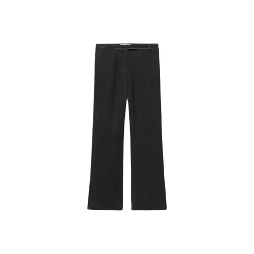 ZARA ZW Series Угольно-серые Женские Повседневные Брюки