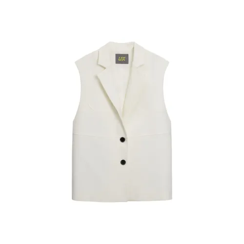 UNIDES X UX Жилет Женский Натуральный Белый