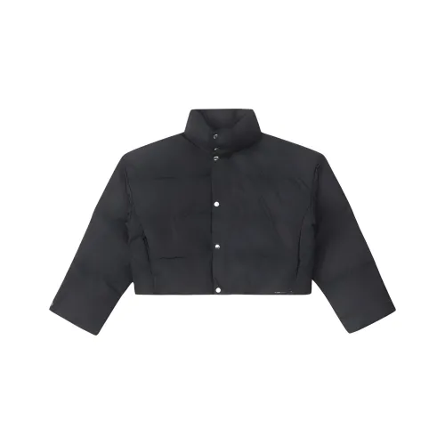 Конверс Хлопковый пуховик женский черный