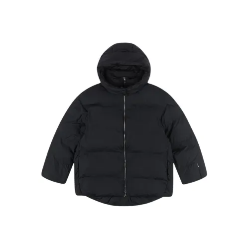 Конверс Хлопковый пуховик женский черный