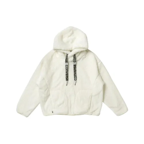 Конверс Бархат Feel Куртка Женская Белая