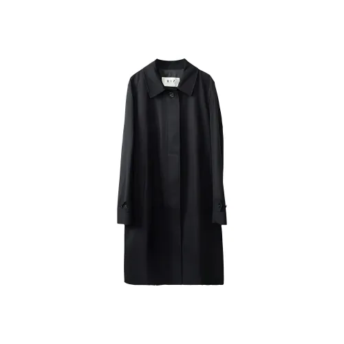 RIZ OUZH Тренчкот Женский Черный