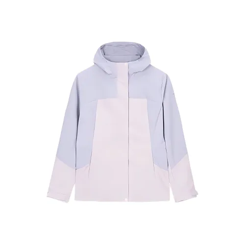 CHAOJIANTA Ветрозащитная ветровка женский светло-фиолетовый серый дымчатый розовый
