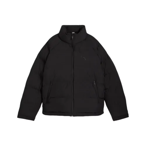 PUMA Хлопковый пуховик женский черный