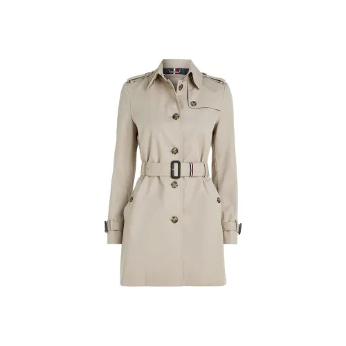 Tommy Hilfiger Хаки Женский Тренч