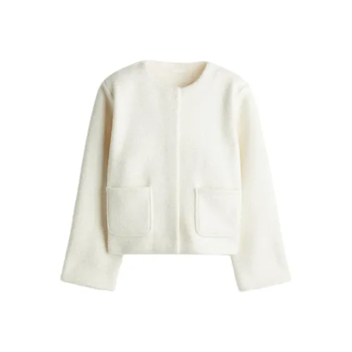 H&M Крем Женские Бархатные Куртки