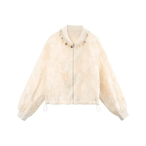 A paradise for awakening Укороченное пальто женское бежевый