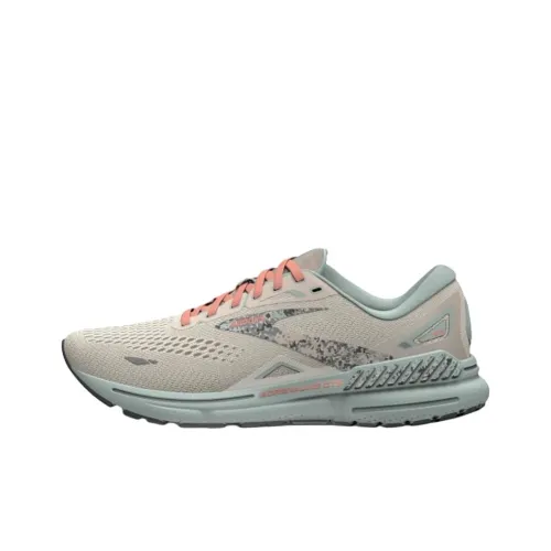 Бренд Brooks Adrenaline GTS 23, беговые кроссовки, низкий топ, цвет хаки, женские