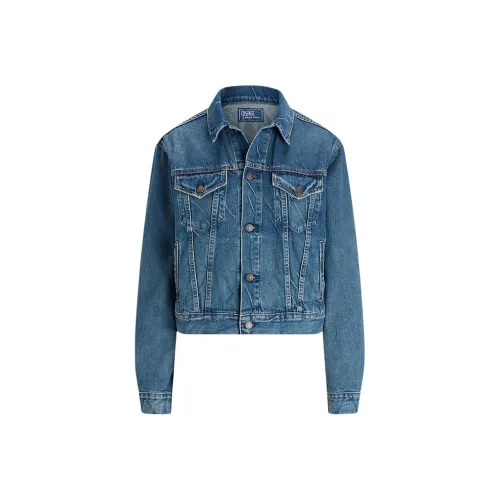 Polo Ralph Lauren Denim Jacket Women's Blue Поло Ральф Лорен Деним Куртка Женская Синяя
